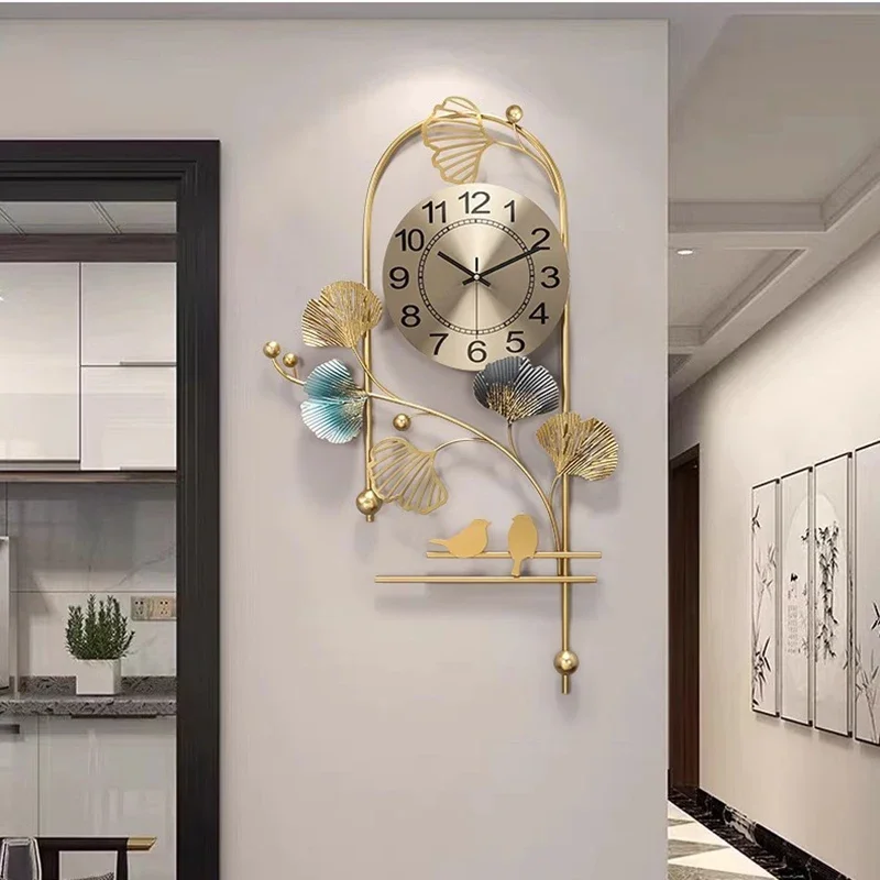 Luxury Interior Wall Clocks Modern Korean Design Creative Cartoon Simple Wall Watch Fashion Nordic Reloj Pared Wall Decorations