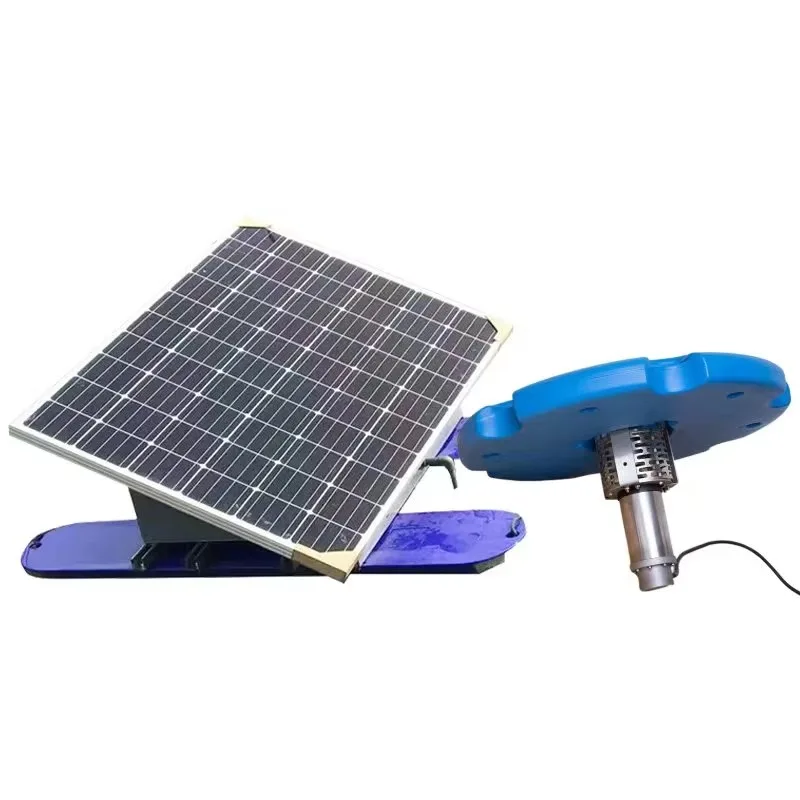 DC 60V 750W 3 Inch   Floating Fountain Aerator For Fish Pond Aquaculture Oxygenation