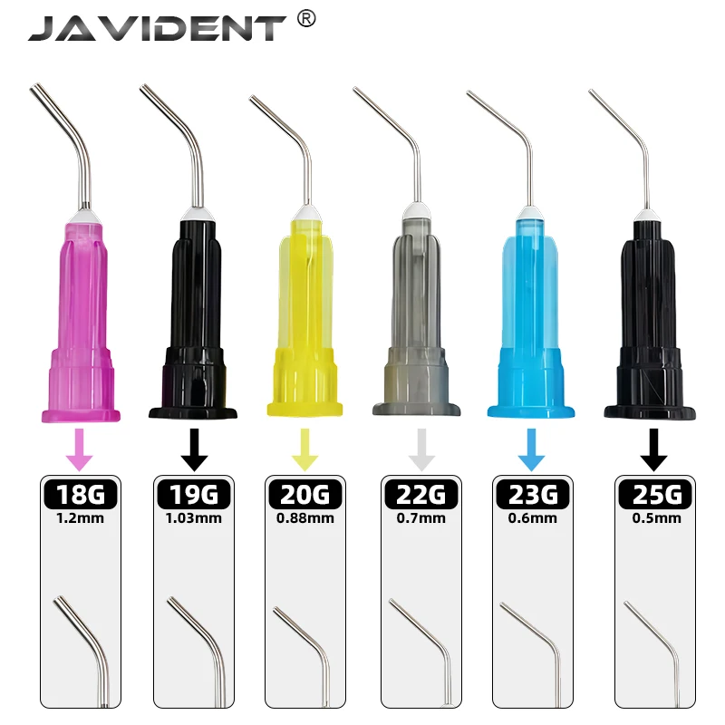 100Pcs/Bog Dental Supplies; Etching Agent Resin Delivery Syringe; 3M Fluid Root Canal Irrigation Tip; Oral Delivery Tip