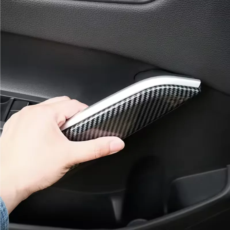 Car Front Door Handle Frame Trim Strip Cover Stickers For Toyota Corolla Cross XG10  2022 2023 2024 Hybrid Accessories