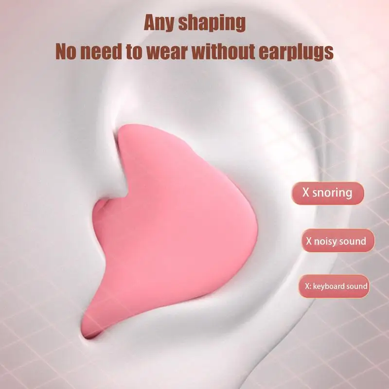 إلغاء الضوضاء سدادات أذن سيليكون قابلة لإعادة الاستخدام ، سماعات أذن عالية الديسيبل ، سدادات طائرة مرنة ، سدادات أذن أكثر هدوءًا