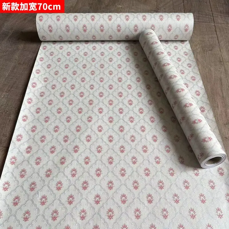 2 Rolls Vintage Large Floral European Wallpaper, Self Adhesive PVC Luxury Sticker for TV Background, Living Room