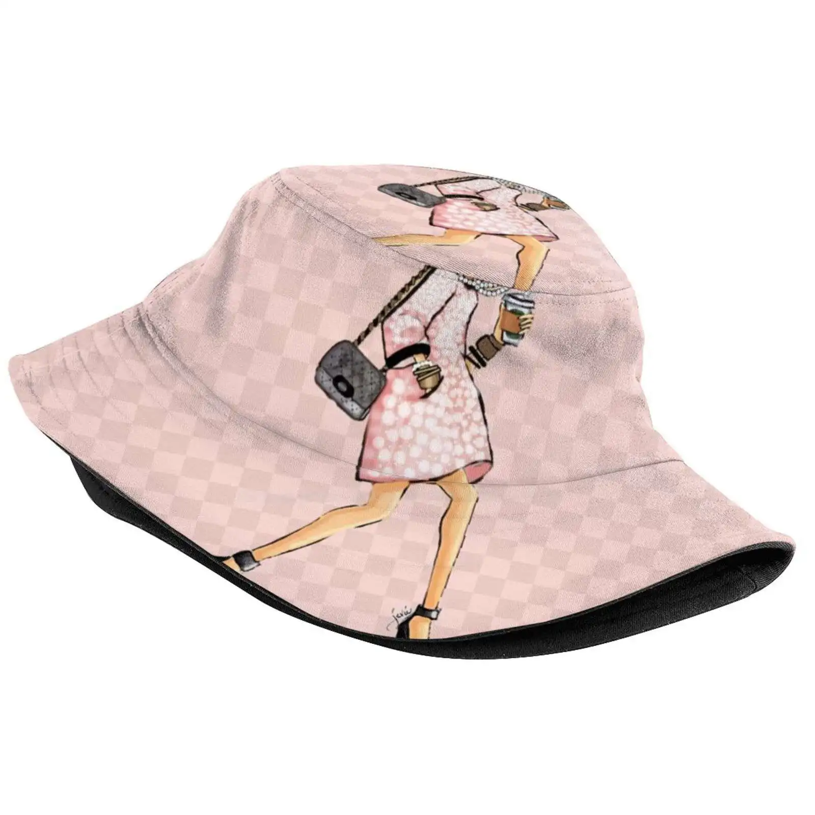 Be Fabulous! Sun Cap Fisherman Hat Bucket Hats Miss Be Fabulous Style Stylish Trendy Cute Pretty Girly Woman Lady Designer