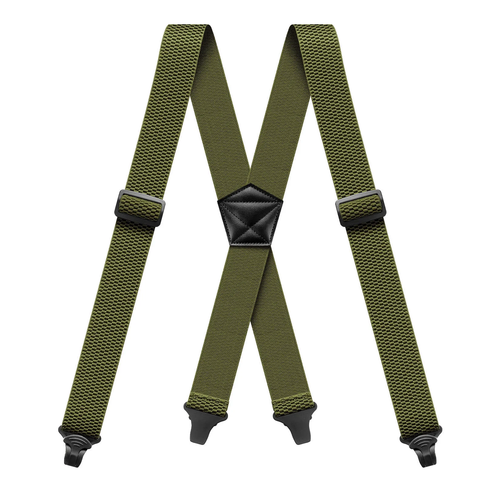 adjustable-elastic-trouser-pants-braces-black-heavy-duty-work-suspenders-for-men-38cm-wide-x-back-with-4-plastic-gripper-clasps