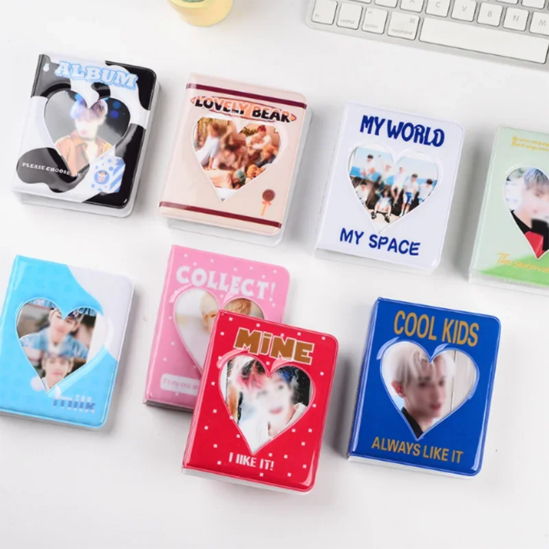 36 Pockets 3inch Photo Album Holds 36 Photos  Album Hollow Love Photocard Holder Kpop Mini Instax Card Holder Pictures