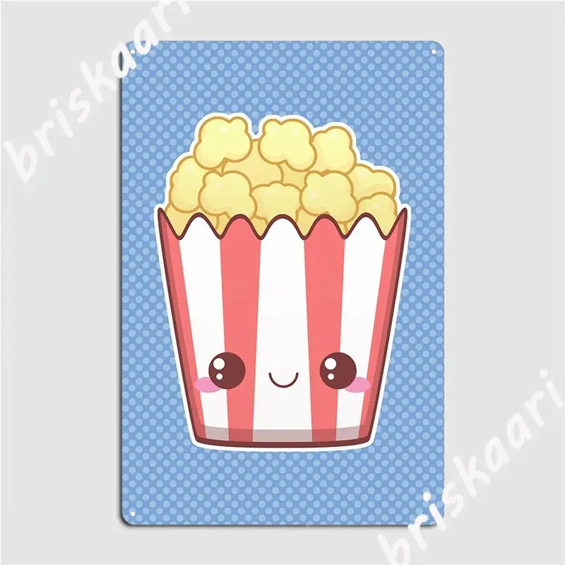 Popcorn! Metal Plaque Poster Wall Mural Kitchen Designing Plaques Tin Sign Posters