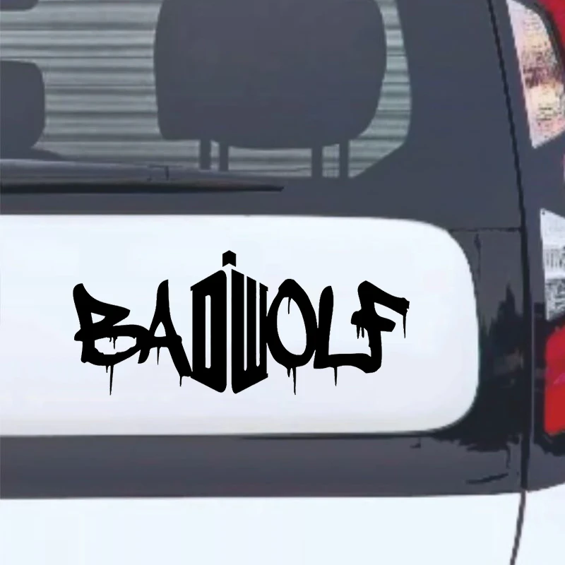 CK22112# Die-Cut Vinyl Decal for Bad Wolf Car Sticker Waterproof Auto Decors on Bumper Window Laptop