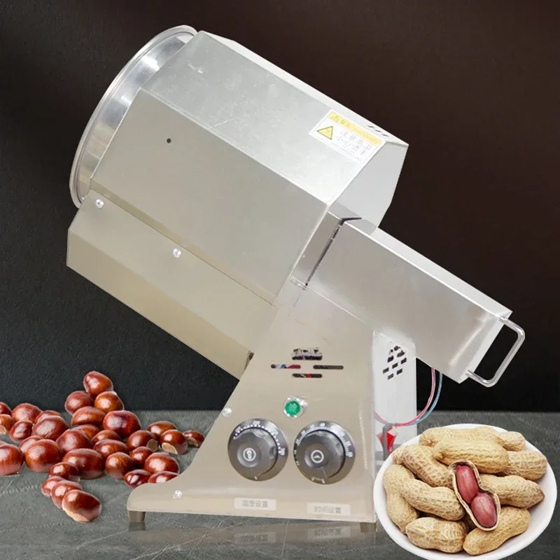 Nut Roaster Industrial Sunflower Seeds Peanut Cashew Nut Chestnut Roasting Processing Machine