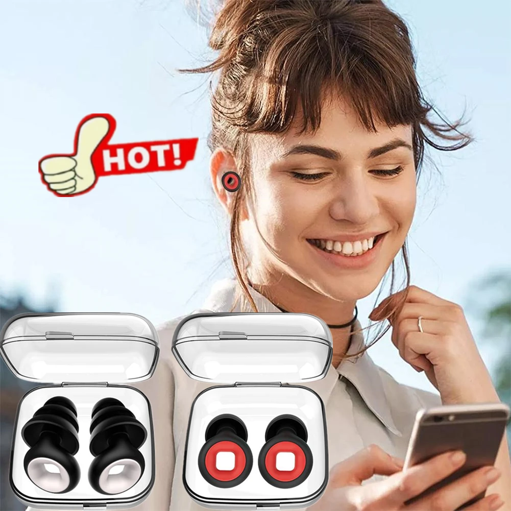 Upgrade Motorcycle Immersive Dual Pickup Sleep Earplugs With Insulation Noise Reduction And Sound Protective Industrial Earplugs