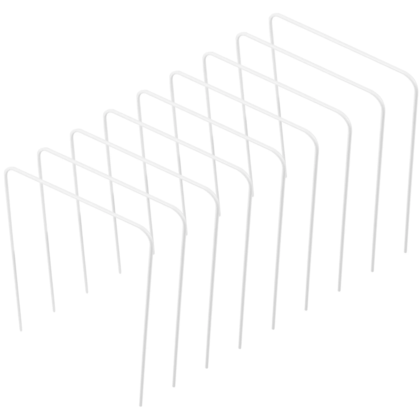 

9 Pcs Lawn Croquet Travel Wickets Iron Hoops Replacement Gateball Supply