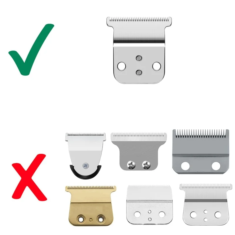 Replacement Guards Attachment Guide Combs Set Compatible for Andis Slimline Pro Li D8 #32105 #32400 Trimmer Replacement Parts