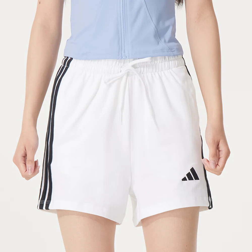 

Adidas W 3S SJ SHO Классические шорты с 3 полосками, легкие и эластичные для занятий спортом и повседневного использования