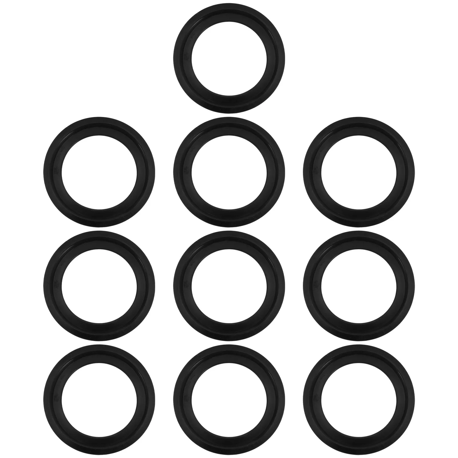 10Pcs Rv Toilet Seal Replacement Rings Silicone Gasket 68Mm Inner Diameter for Camper Trailer Toilet Flush Seal Noise Reduction