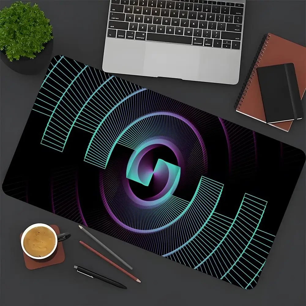 

Sound Anime mouse mat Gamer mouse wave mat Desk mat pad Desk Geometry mat Table mat for work desk Mouse Pc mouse carpet Pad