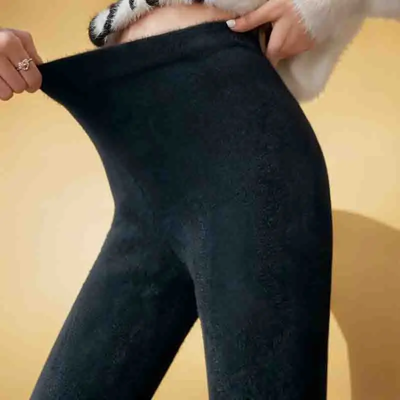 Flared Leggings Women Personality Office Stretchable Commuting Outside Wearing Bohemia Warmer Woman'S Korea'S Splicing Sporting