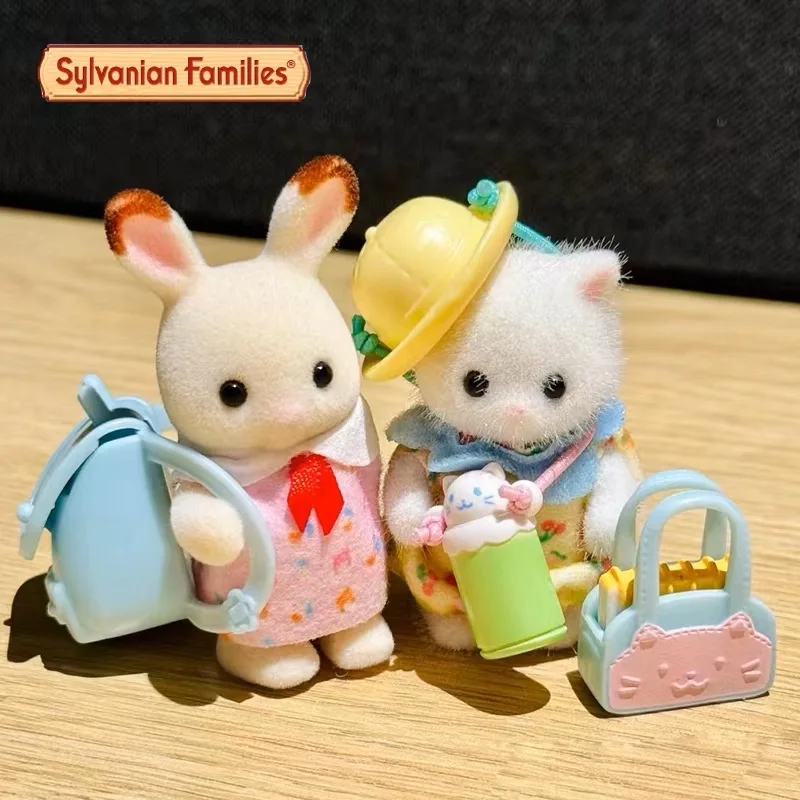 Original Sylvanian Families Mini Figures Toy Anime Doll Girl Figures Cute Gift for Children Toys