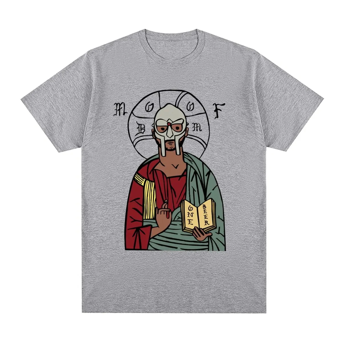 Mf Doom T-shirt w stylu Vintage klasyczna maska Retro Hip Hop imprezowa męska Plus rozmiar damska koszulka nowa koszulka koszulka