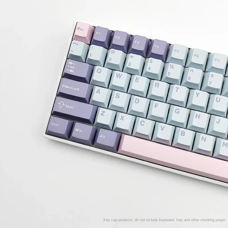 GMK67 GMK87 126 klawiszy PBT Cherry Keycaps GMK Keycap Double Shot mechaniczna klawiatura do gier bezprzewodowa dla przełącznika MX Keycap