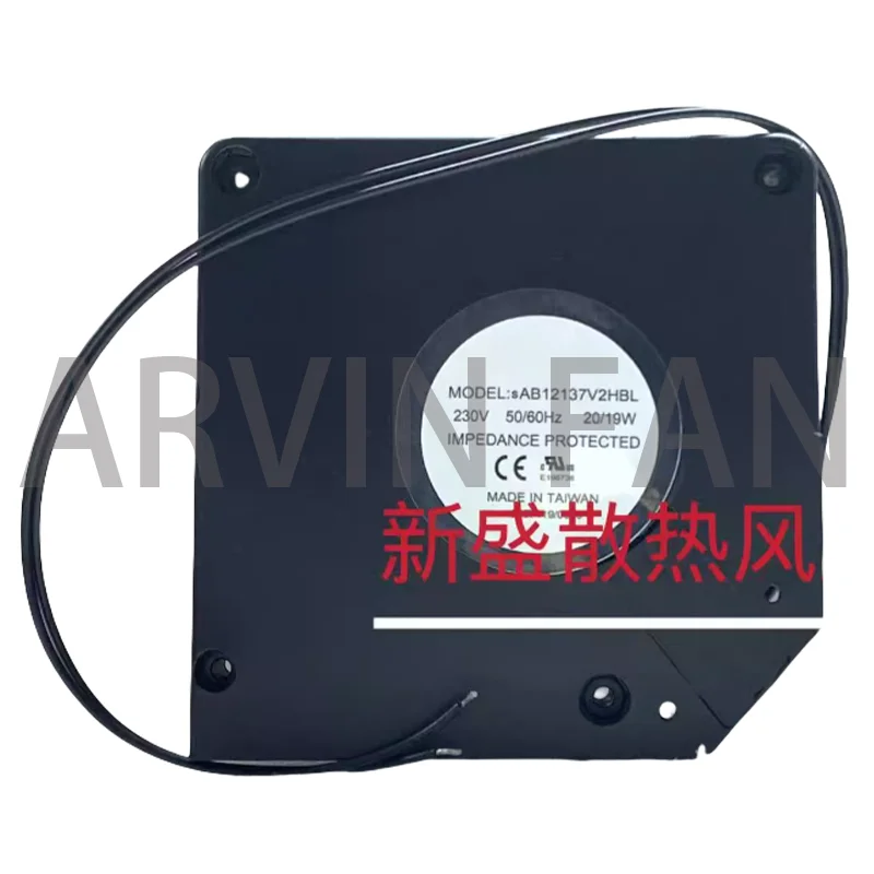 sAB12137V2HBL 230V 20/19W 금속 팬