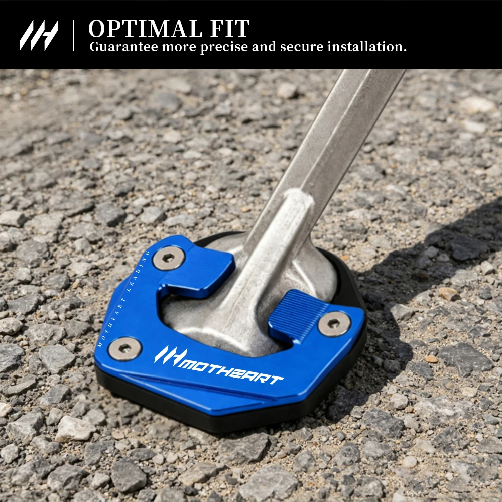 Motorcycle Side Stand Enlarger For Tenere 700 T7 XTZ700 19‑26 CNC 6061 Aluminum Kickstand Foot Pad Accessories
