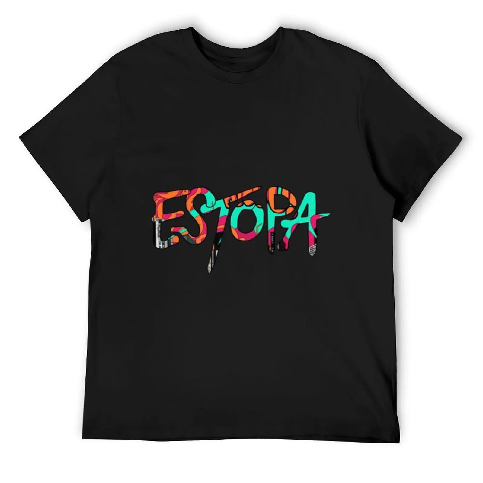 

E S T O P A (Fire) T-Shirt vintage anime shirt fashion shirts tops graphic shirts big and tall t shirts for men
