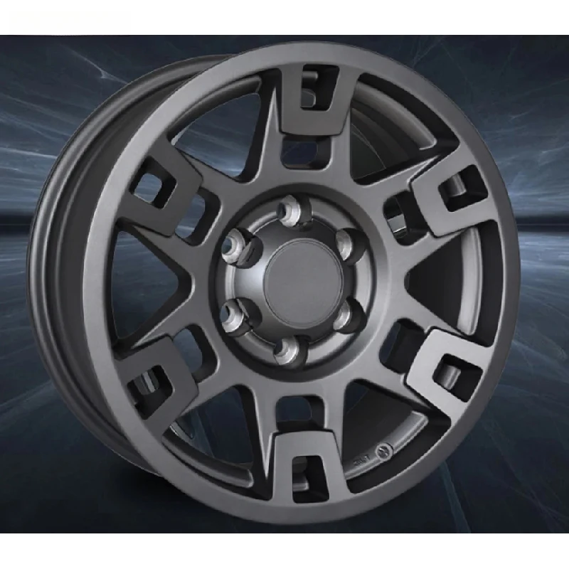 

Hot Selling High Quality Matt Black Alloy Wheel Low Pressure Casting 17 Inch Deep Dish Rims 6X1 Premium Car Accessories