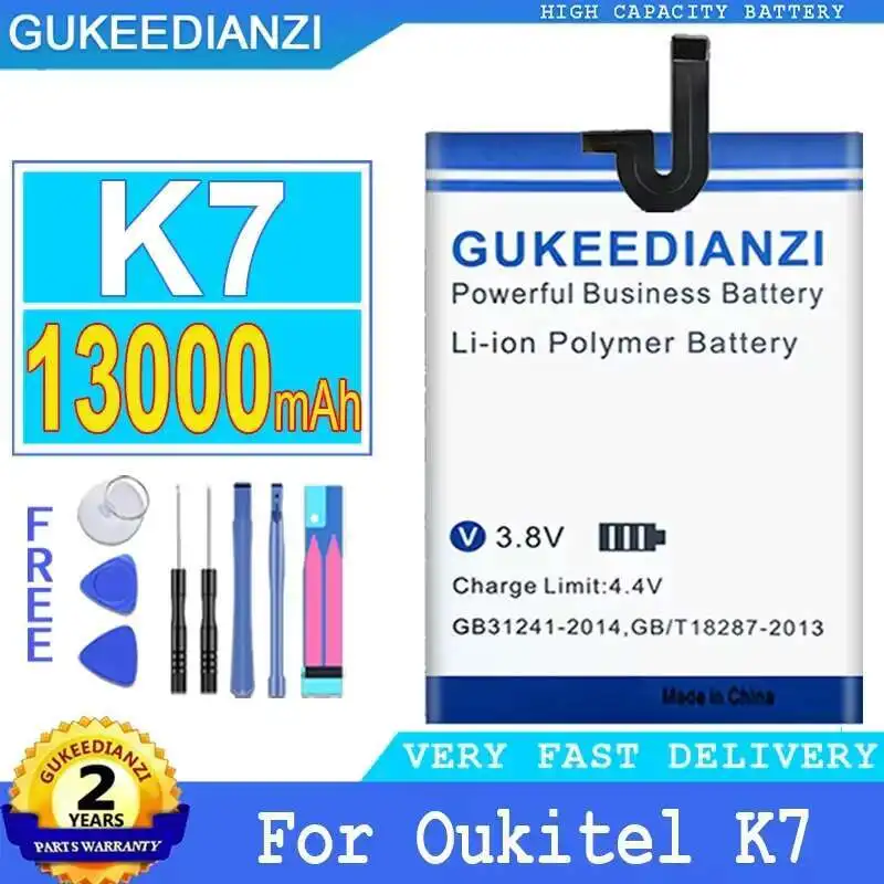 

13000mAh Mobile Phone Battery Reliable Power For Oukitel K7