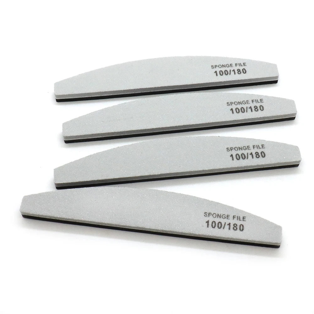 2-5-шт-пилки-губки-для-ногтей-100-180-полукруглые-полировочные-блоки-моющиеся-двусторонние-буферные-пилки-полоски-для-маникюра-и-педикюра