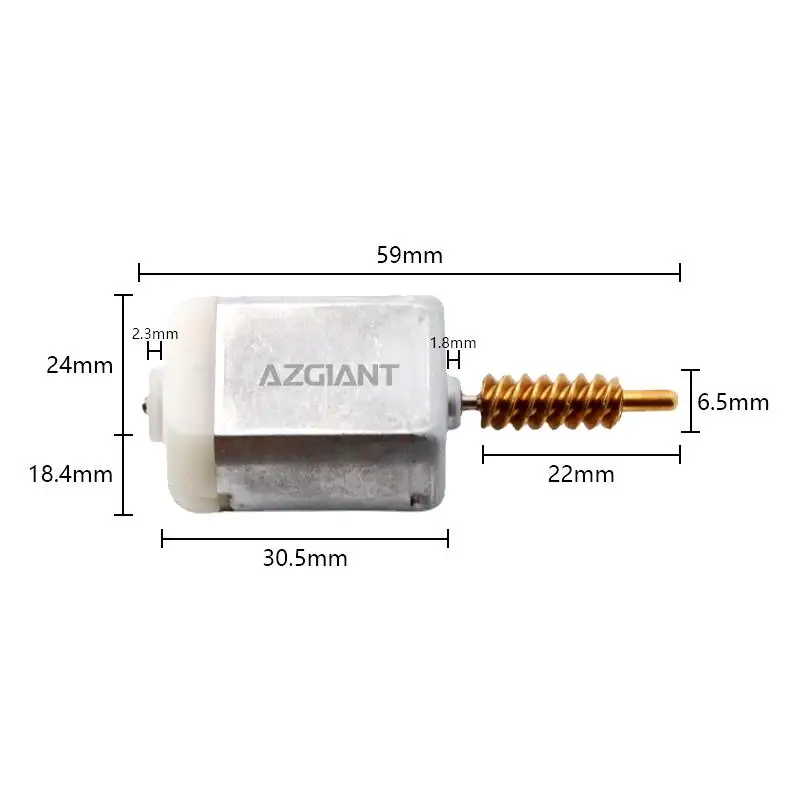 

AZGIANT FC-280SC-18180 car Door Lock Actuator Motor for Renault Grand Scenic Megane Laguna III MK3 carbon brush auto repair kit