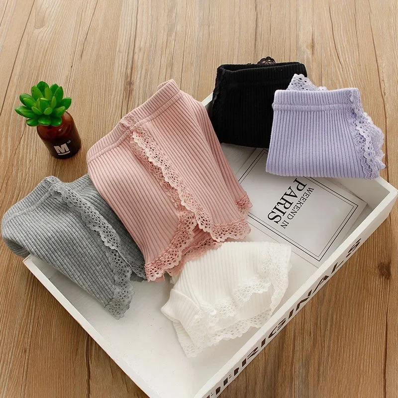 3Pcs Cotton Girls Shorts Safety Pants Top Quality Kids Pants Underwear Children Summer Cute Bow Short Underpants for 1-12 Years