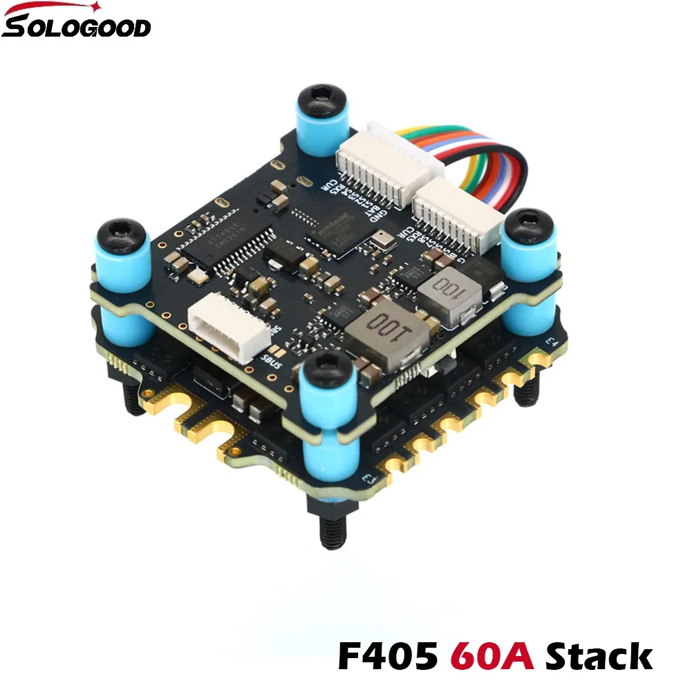 SoloGood F405 60A V2 Stack 3-6S ICM42688P 30.5X30.5mm F405 BLS60A 4in1 ESC for RC FPV Drone