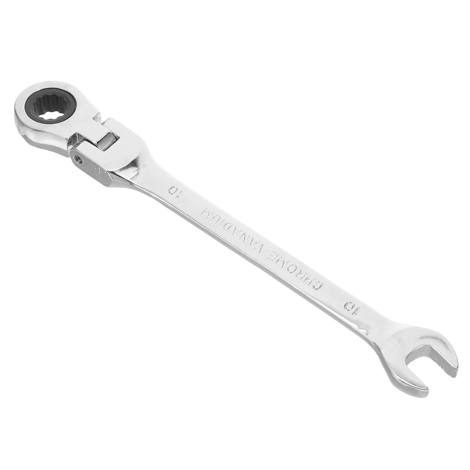 

10mm Wrench Head Ratchet 160mm Length Chrome Vanadium Steel Home 10Mm Wrench Factory Ratchet Spanner 10Mm Use Hand Tools