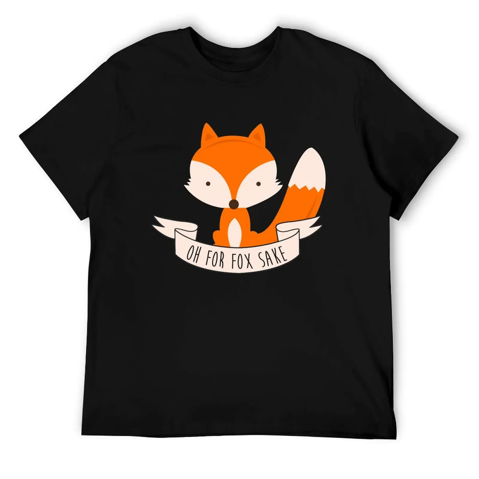

Футболка Oh For Fox Sake, мужская футболка, хлопковые футболки высокого качества с принтами, забавные футболки, хлопковая футболка