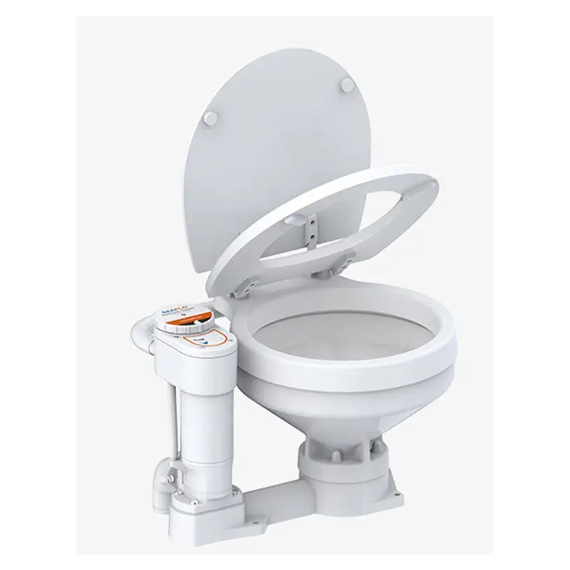 12v/24v Silent Electric Toilet Smart Marine Toilet With Flush Pump Rawwater For Marine