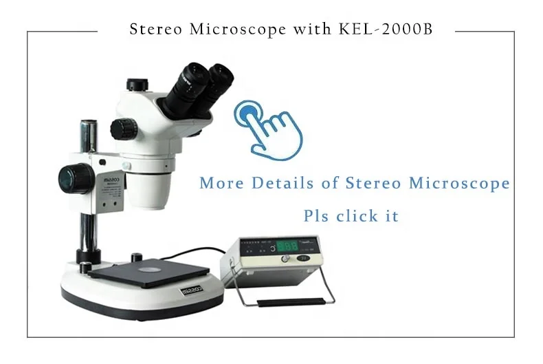 Estágio estéreo da plataforma de aquecimento KEL-2000B usado para microscópios estéreo