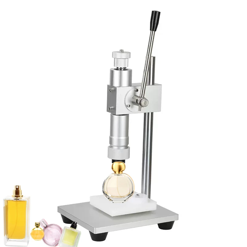 

Manual Perfume Bottle Sealing Crimping Machine Perfume Crimper Capper Metal Collar Cap Press Capping Machine Spray Crimper (13MM