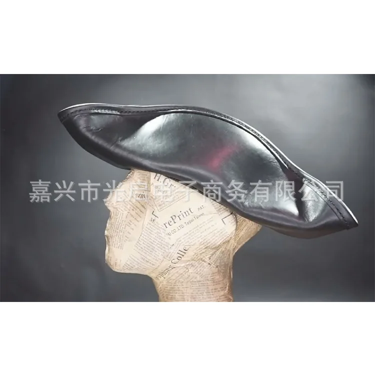 Steampunk Style Leather Hat Pirate Captain Hat Customizable Cosplay Party Props
