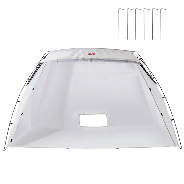 

Портативная покрасочная камера, большая палатка для покраски с встроенным полом и сетчатым экраном, палатка для покраски