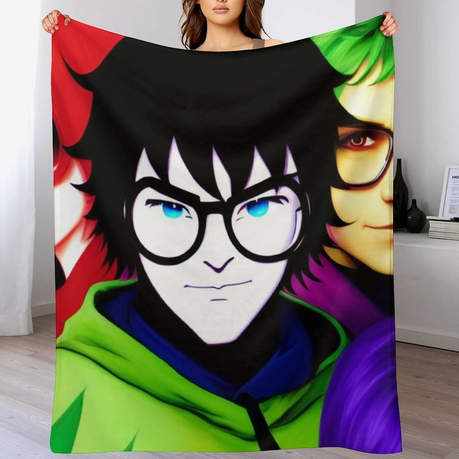 

homestuck Throw Blanket Luxury Designer Flannels warm winter Thin Blankets