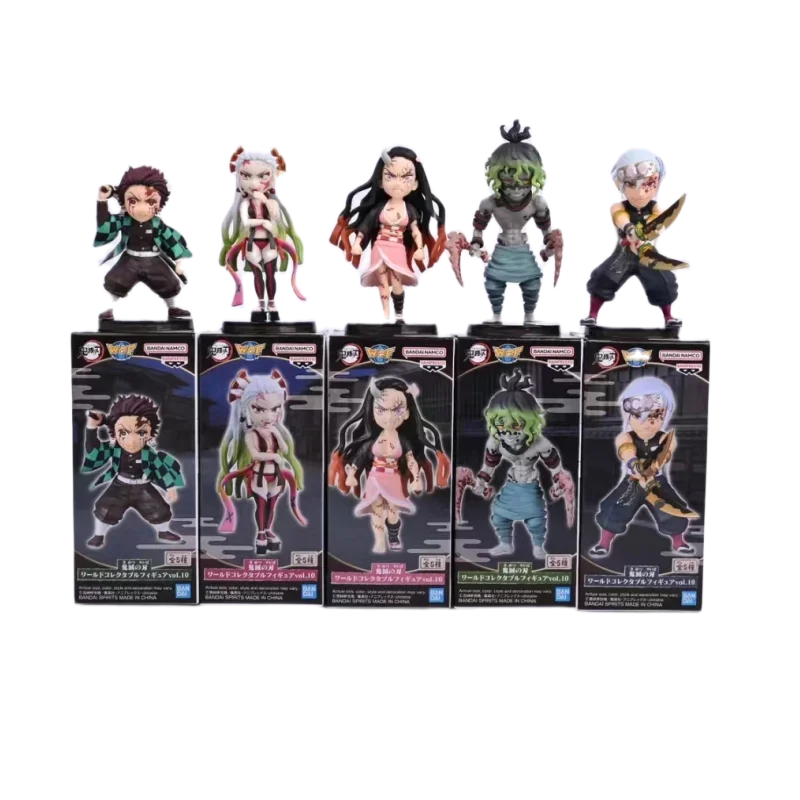 Genuine Bandai Demon Slayer Tanjirou Wcf Vol.10 Anime Action Figures Model Figure Toys Collectible Gift for Toys Hobbies Kids