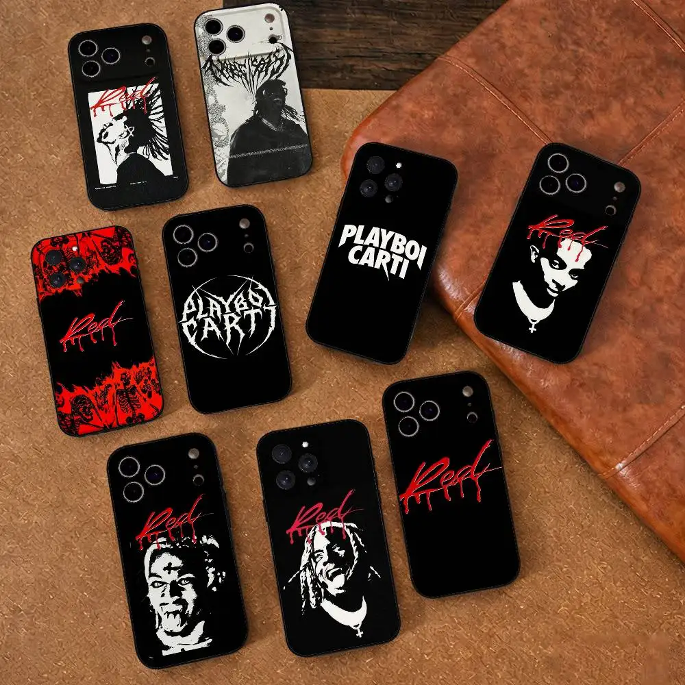 Playboi C-Carti Rapper Phone Case For IPhone 17 16 15 14 13 12 11 PRO MAX PLUS Mini TPU Soft To Skin-friendly Case