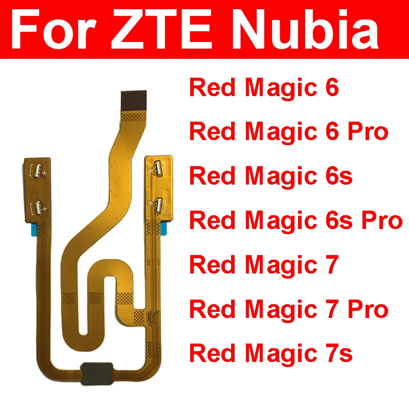Colorful Breathing Flashing Light Strip Flex Cable For ZTE Nubia Red Magic 6 6s 7 7s Pro NX669J NX679J NX709J Light Ribbon Parts