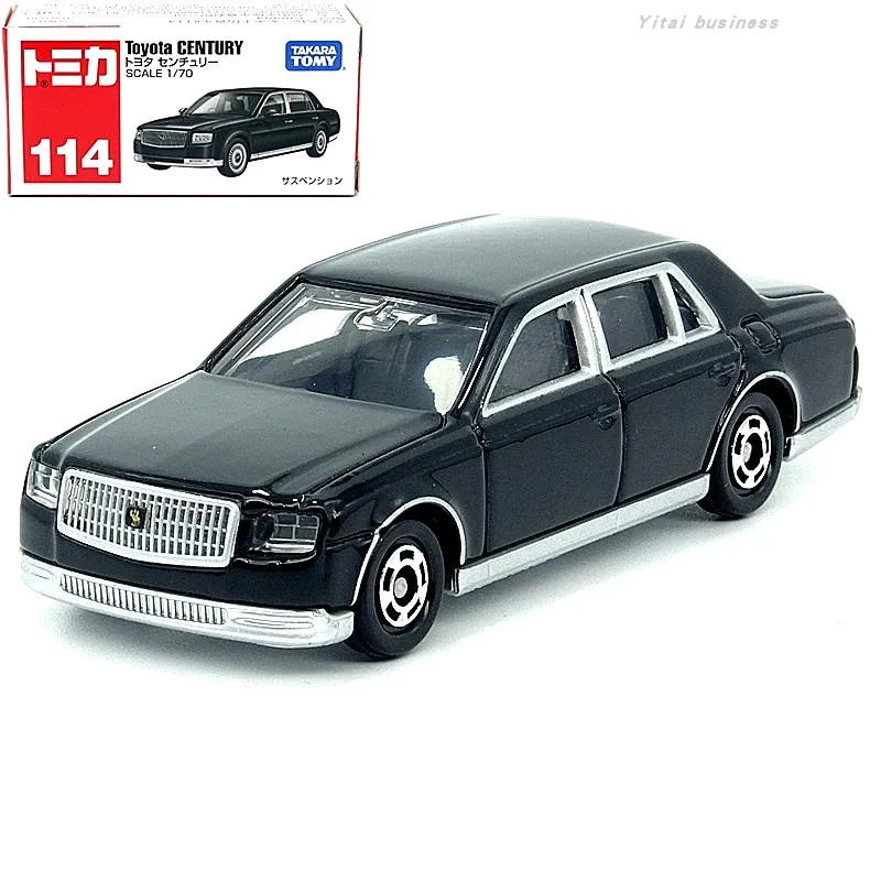 TAKARA TOMY TOMICA Alloy car model Boy Toy No. 114 Toyota Century Collection Display piece, a child\'s birthday gift for boys