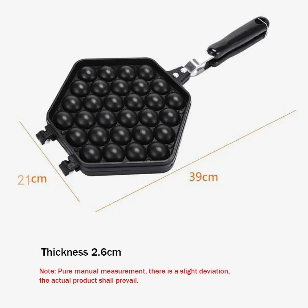 Non-stick Coating DIY Muffins Plate QQ Egg Bubble Cake Baking Pan Mold Eggettes Iron Aluminum Hongkong Waffle Maker Mould