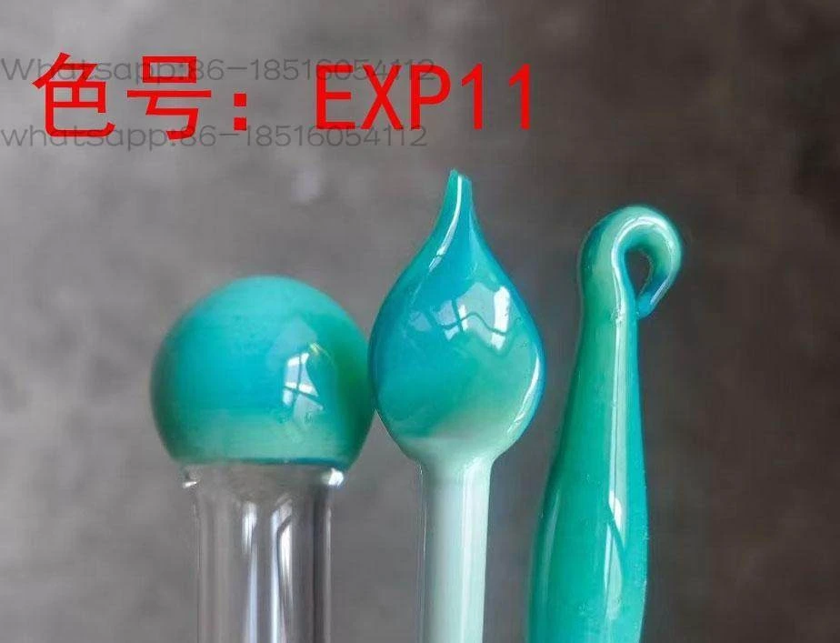 Green Protein, Burned Glass Color Material DIY Handmade Glass Rod High Borosilicate Hard Material