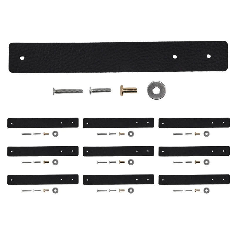 

20 шт. настенные крючки, держатель для карнизов из искусственной кожи, кожаные ремни для подвешивания кронштейна DIY домашний крючок для хранения настенный бохо черный-B61B