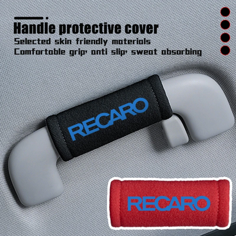 Para Recaro coche techo reposabrazos tirar cubierta manija guantes protección