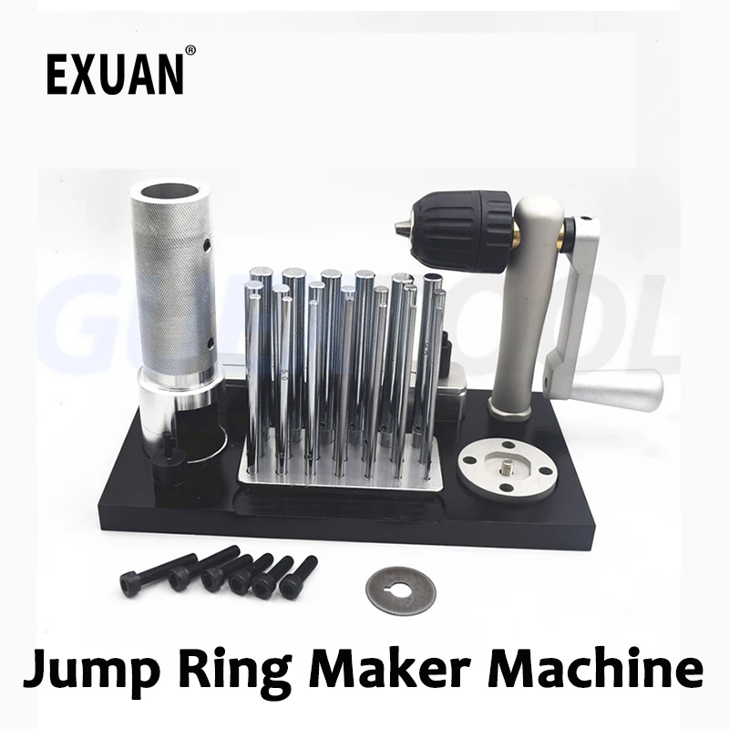 

20 Mandrel Accessory Jump Ring Maker Machine Manual Jump Ring Maker Wire Winding Machine Jewelry Collars Make Essential Tools