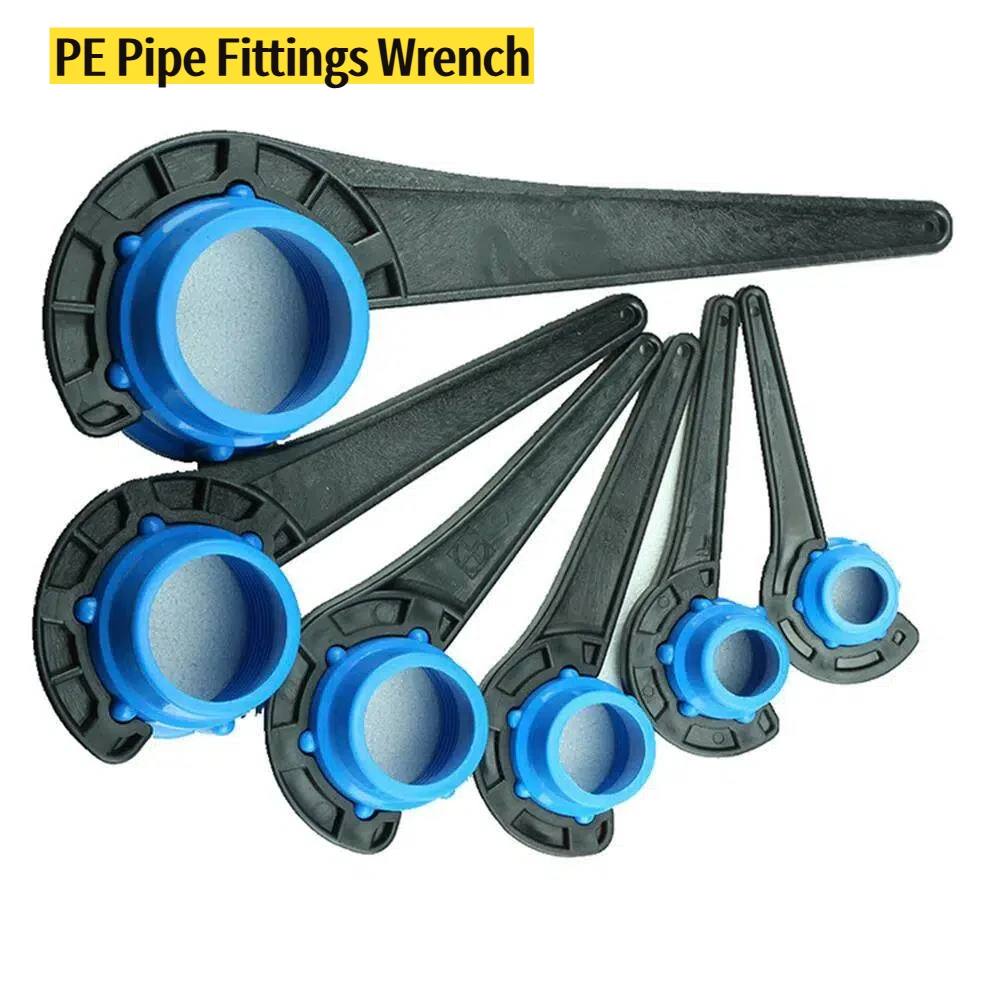 Conectores Rápidos para Tubos de PE de 20/25/32/40/50mm, Chave Especial para Válvula de Tubo de PVC, Ferramenta de Reparação de Tubos de Irrigação