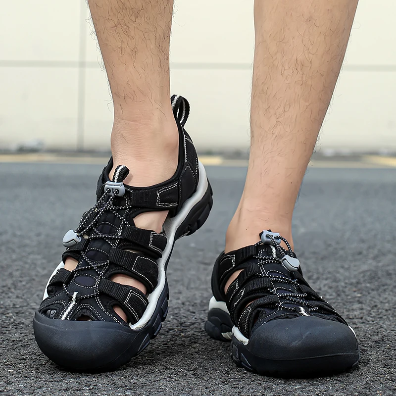 Las Mejores Sandalias Nuevas para Hombre, Zapatos de Lona Suave, Talla Grande, Sandalias de Verano para Exteriores, Sandalias de Playa Cómodas, Sandalias Romanas para Hombre, Pantuflas para Chico